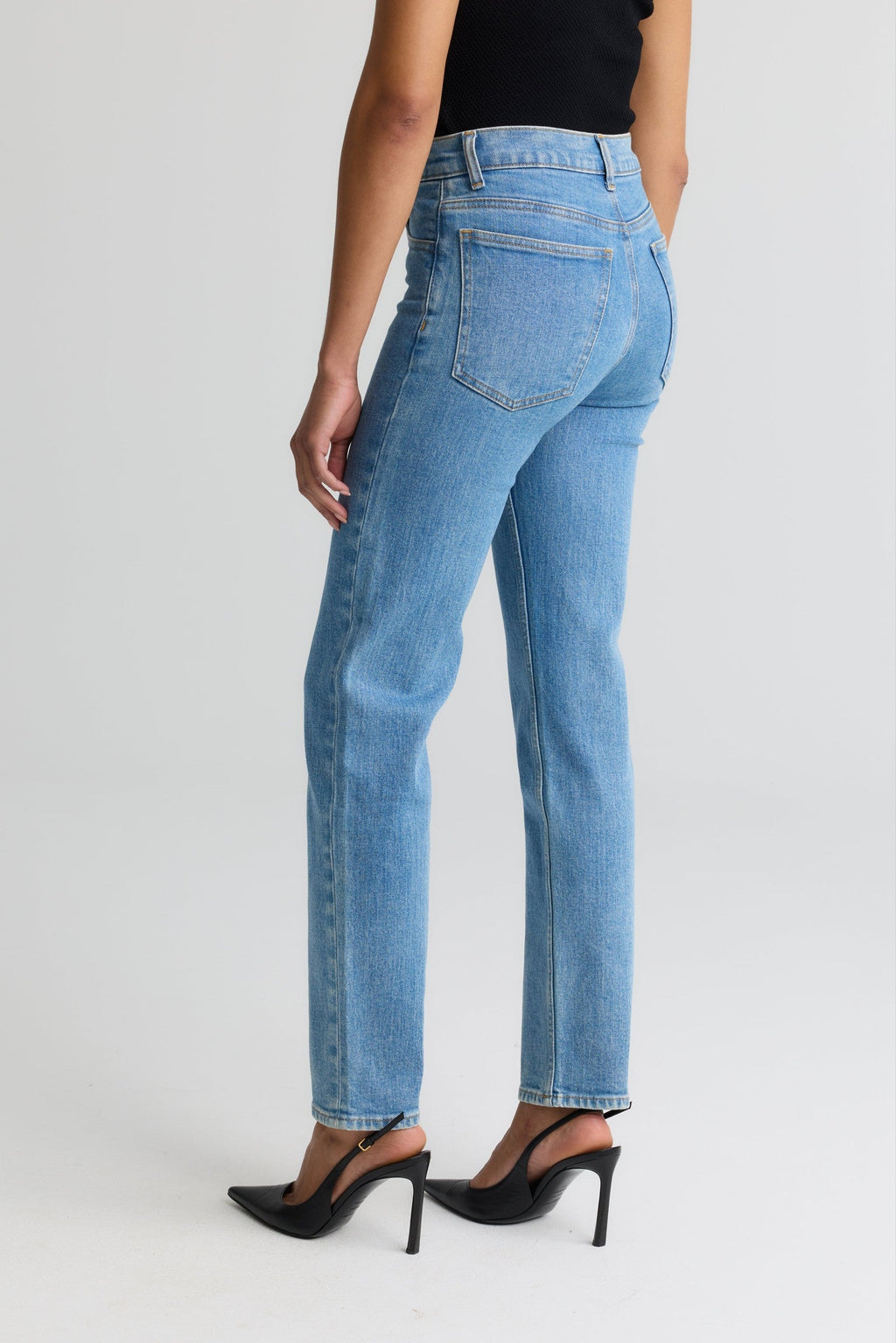 Isabel Pant In Stretch Denim