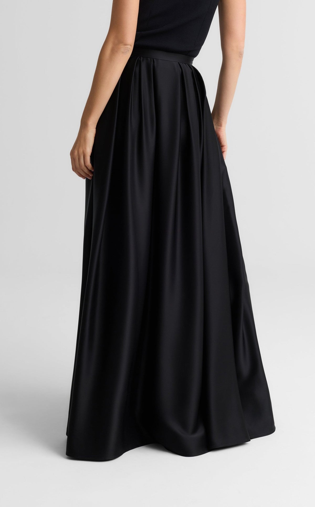 Bethany Skirt In Liquid Satin