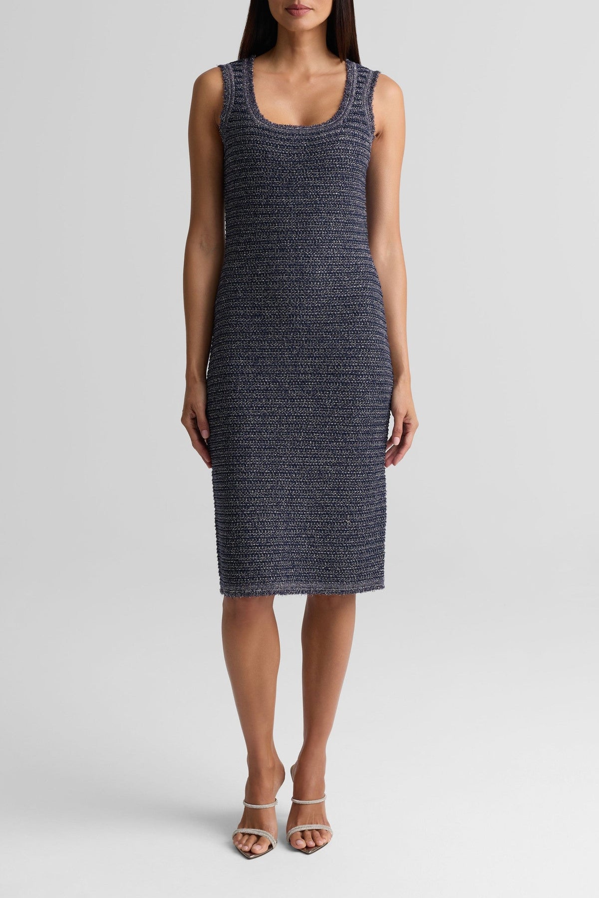 Textured Knit Tank Dress