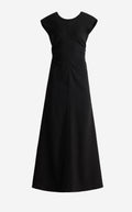 Mira Dress In Stretch Linen Twill