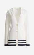 Meredith Cardigan In Riviera Crepe Knit