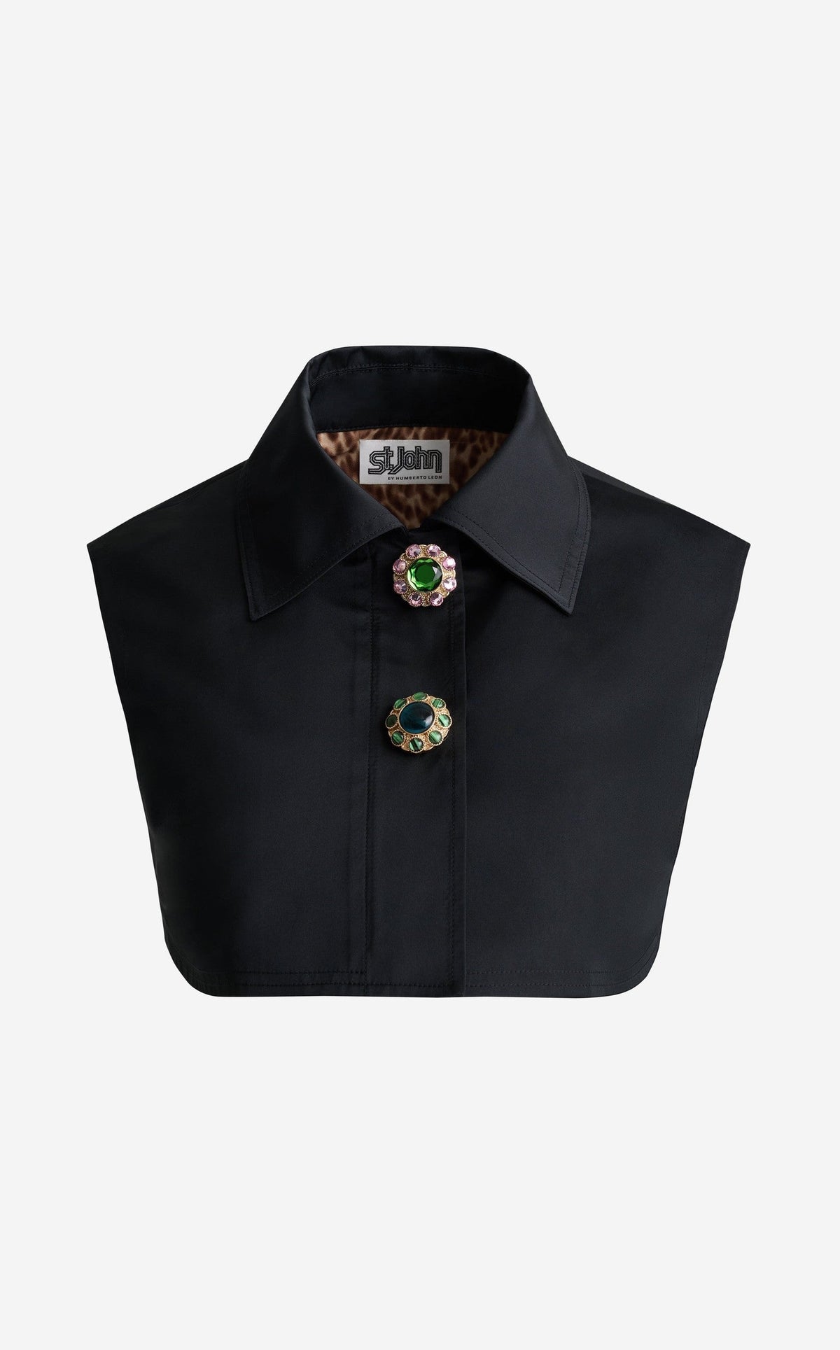 Cropped Vest in Duchesse Satin