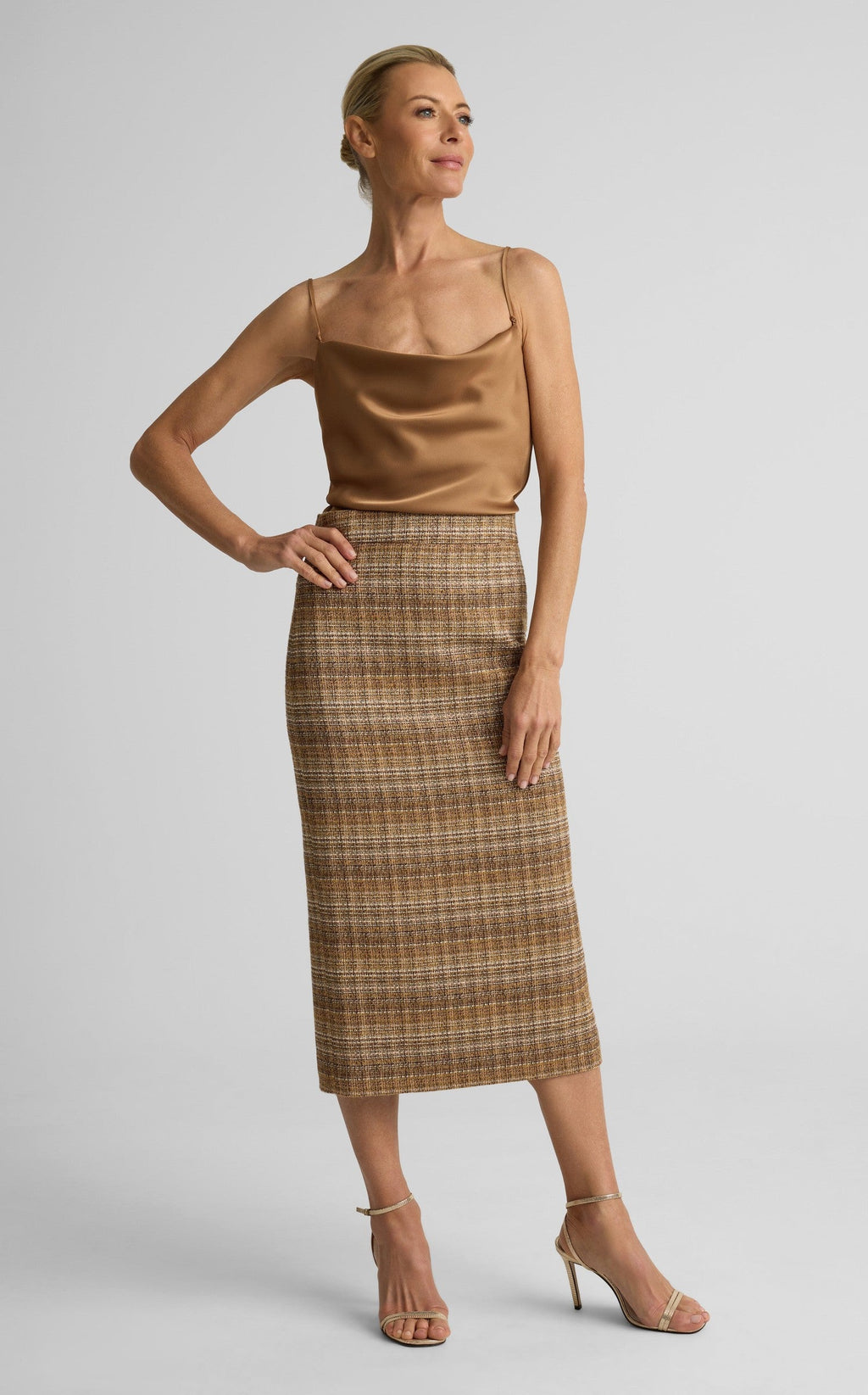 Margot Skirt In Gilded Tweed