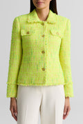 Fringe Tweed Jacket