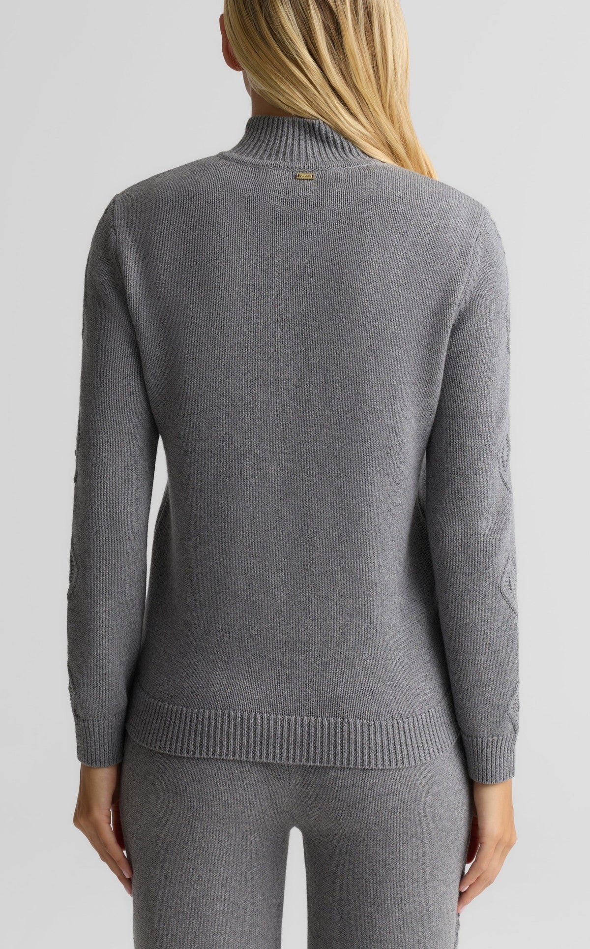 Cotton Cashmere Zip Jacket