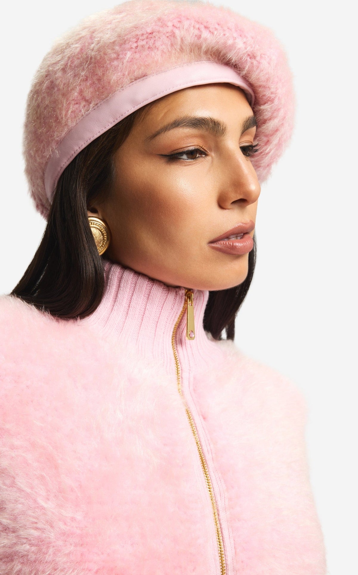 Hat in Knit Fur