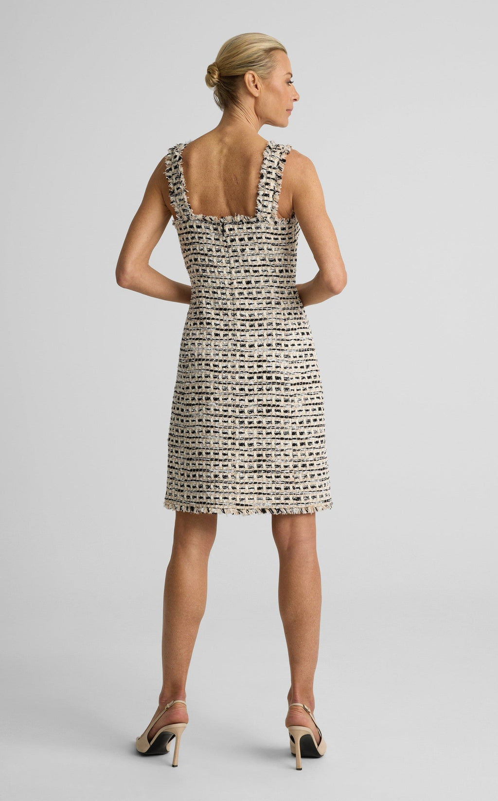 Nicolette Dress In Charleston Tweed