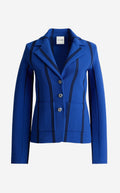 Carter Jacket In Roma Crepe Knit