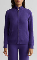Cotton Cashmere Zip Jacket