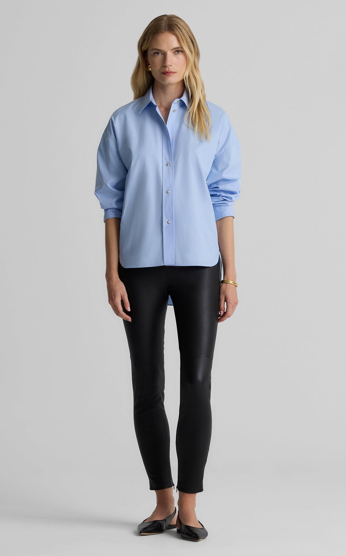 Sharon Blouse In Cotton Poplin