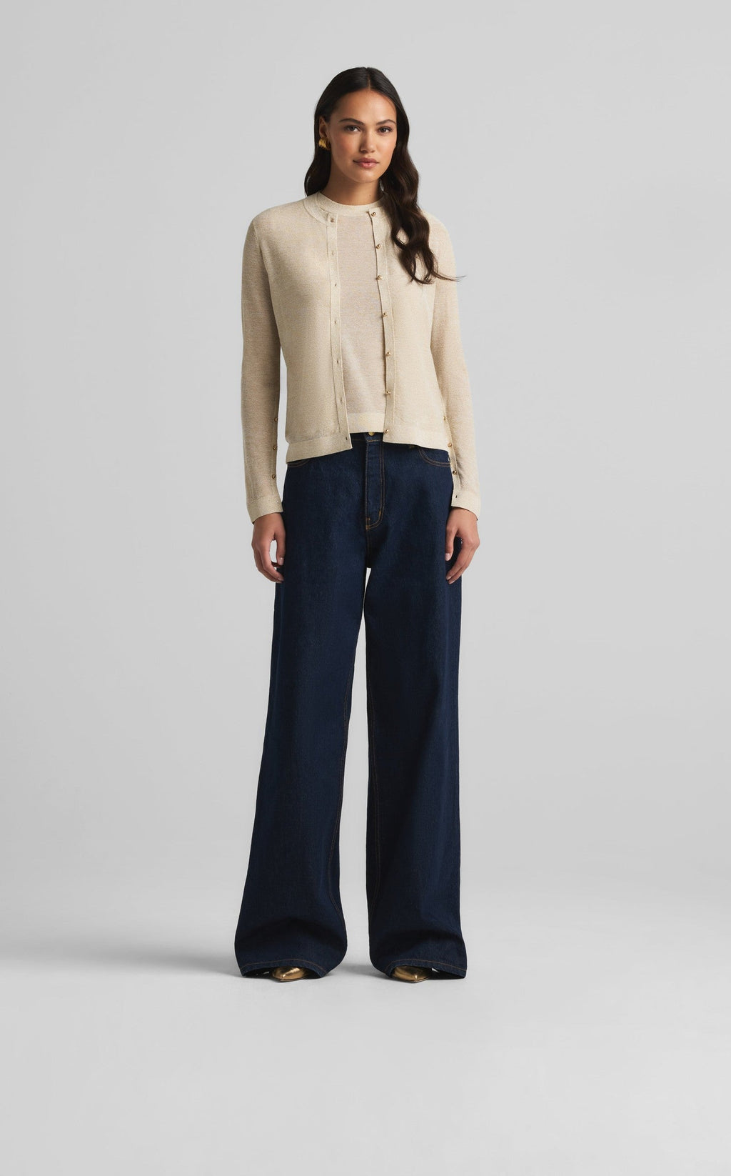 Fine Lurex Cardigan