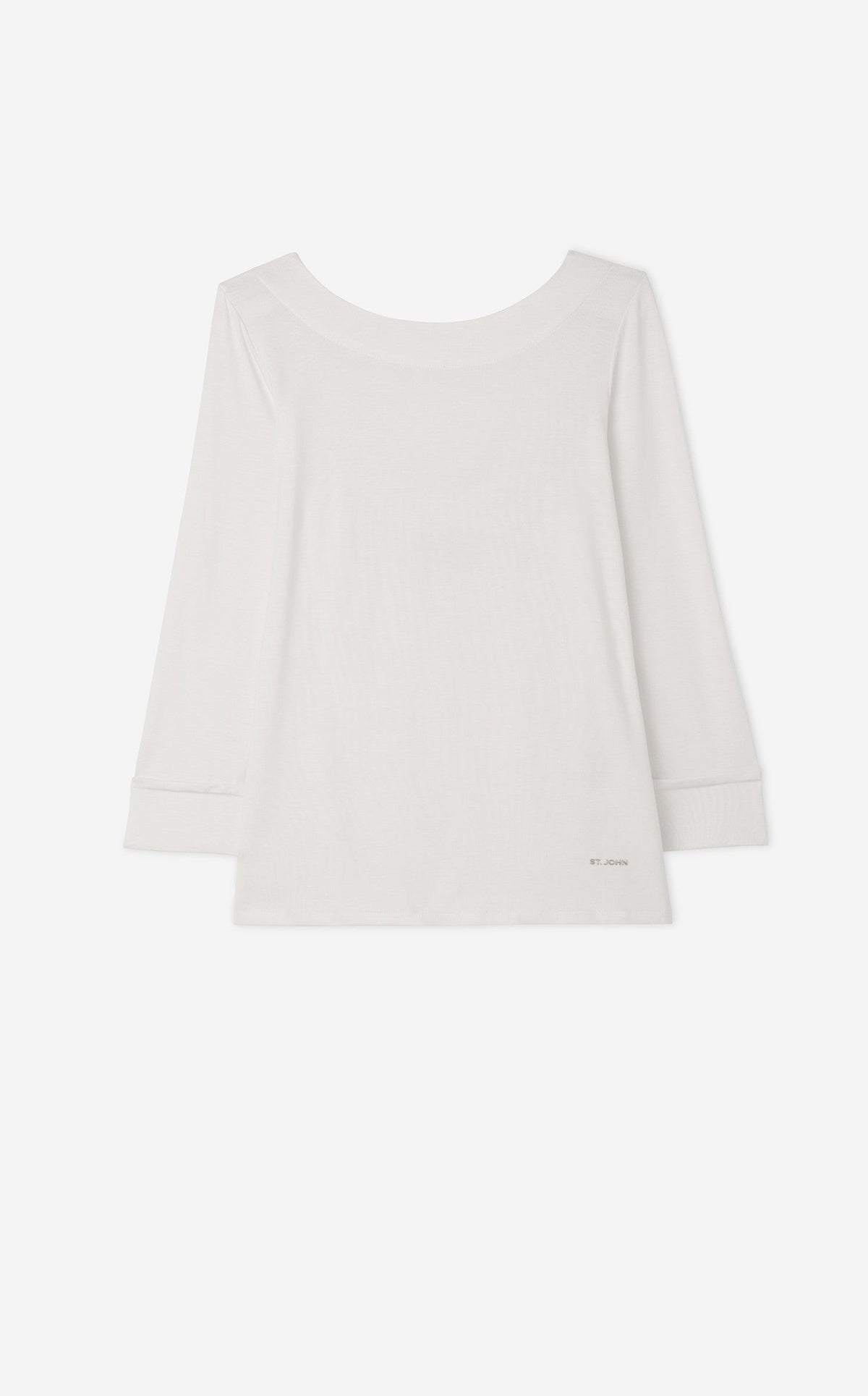Polished Jersey Boatneck Top