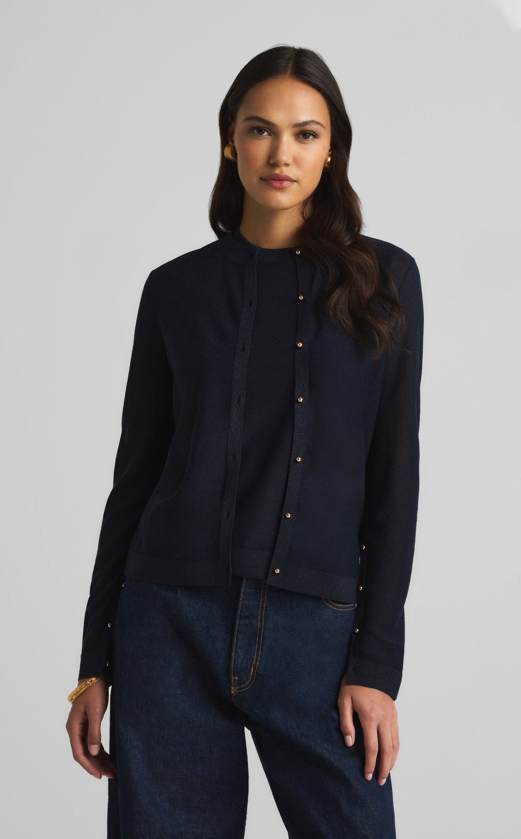 Fine Lurex Cardigan