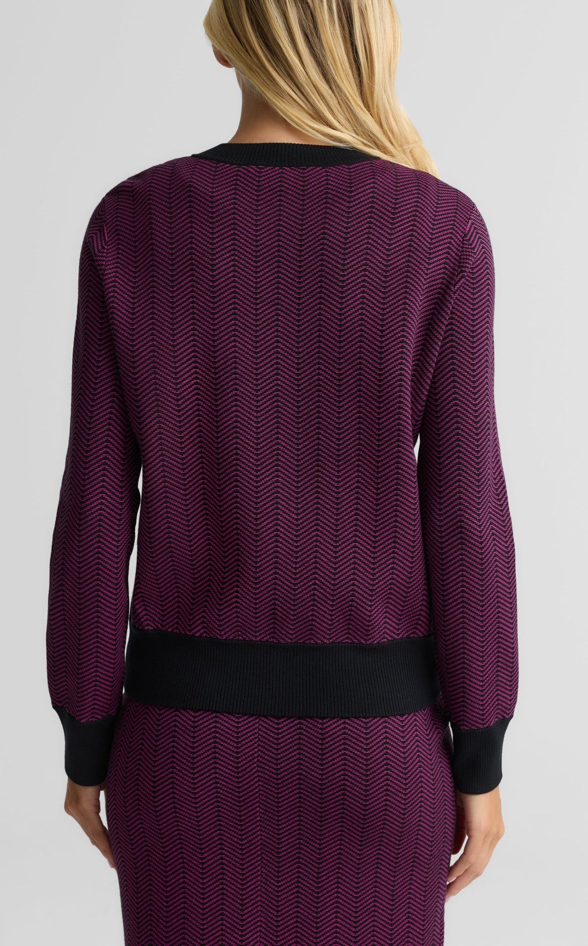 Herringbone Tweed Bomber Jacket