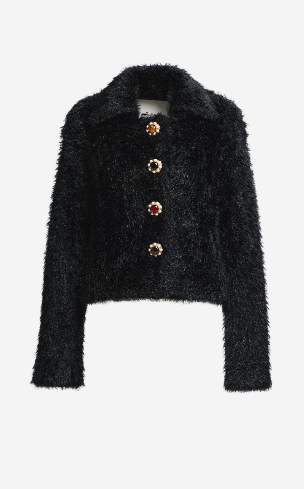 Jacket in Knit Fur