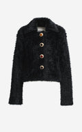 Jacket in Knit Fur