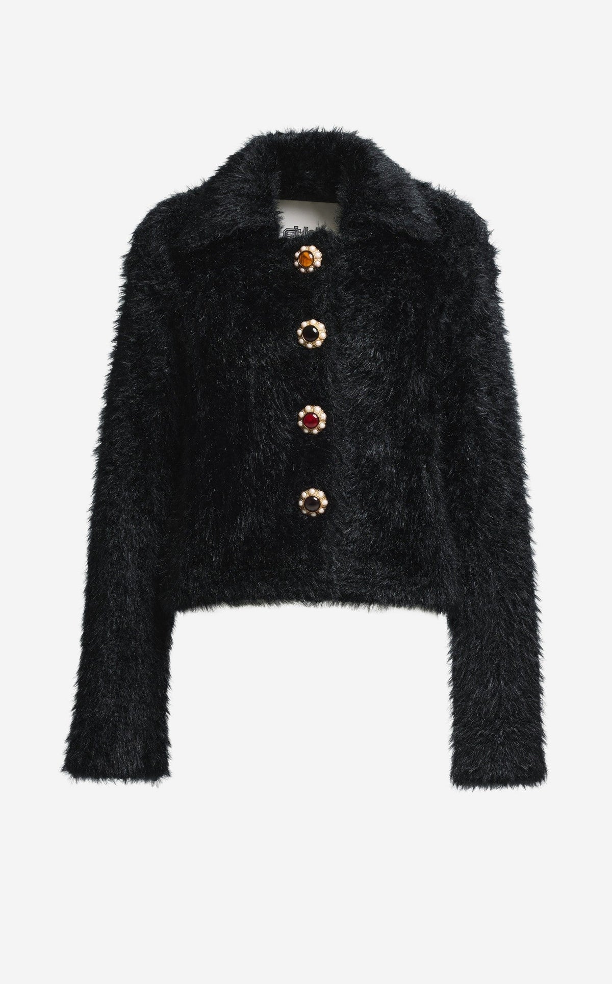 Jacket in Knit Fur