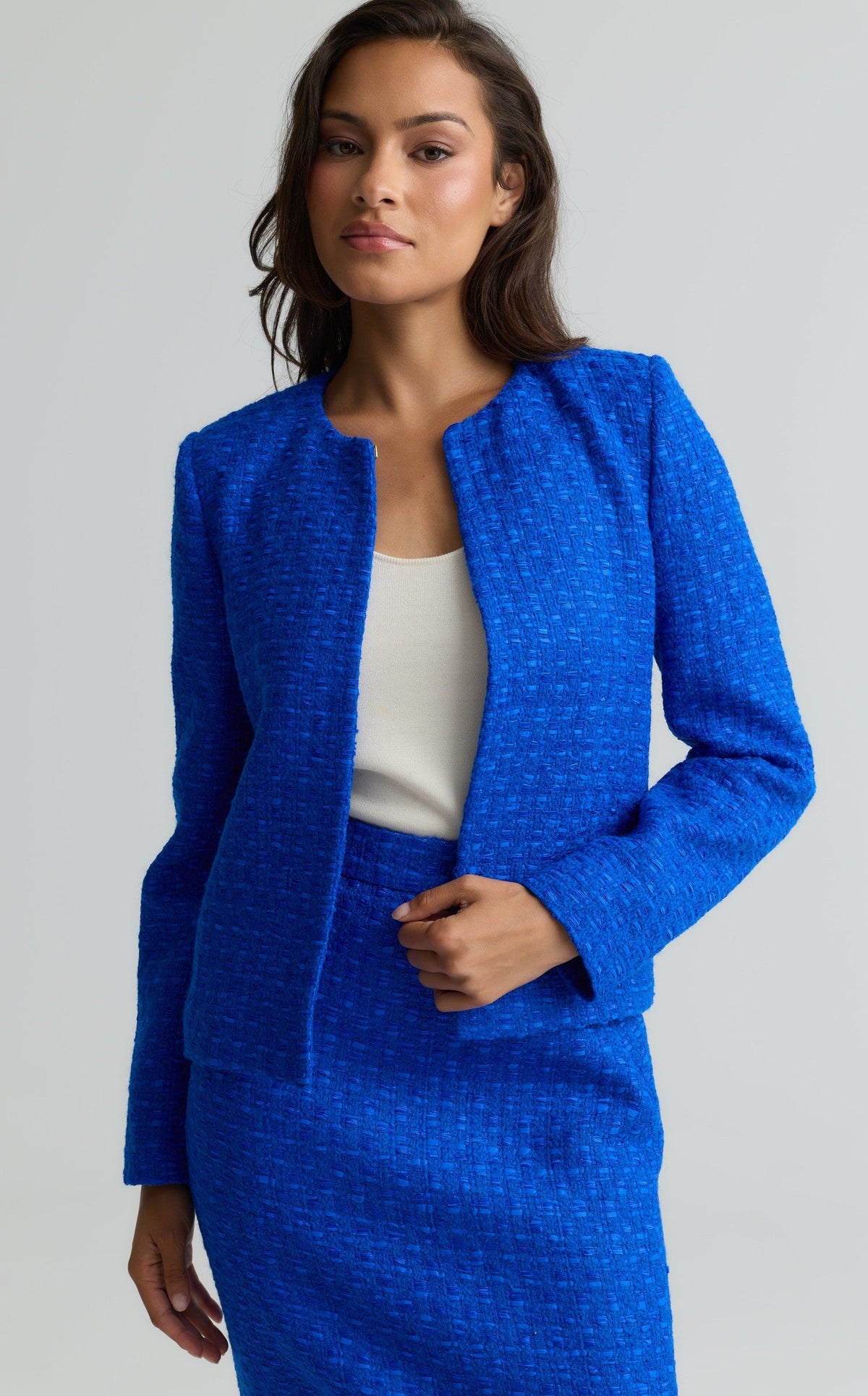 Grace Jacket In Mirage Tweed