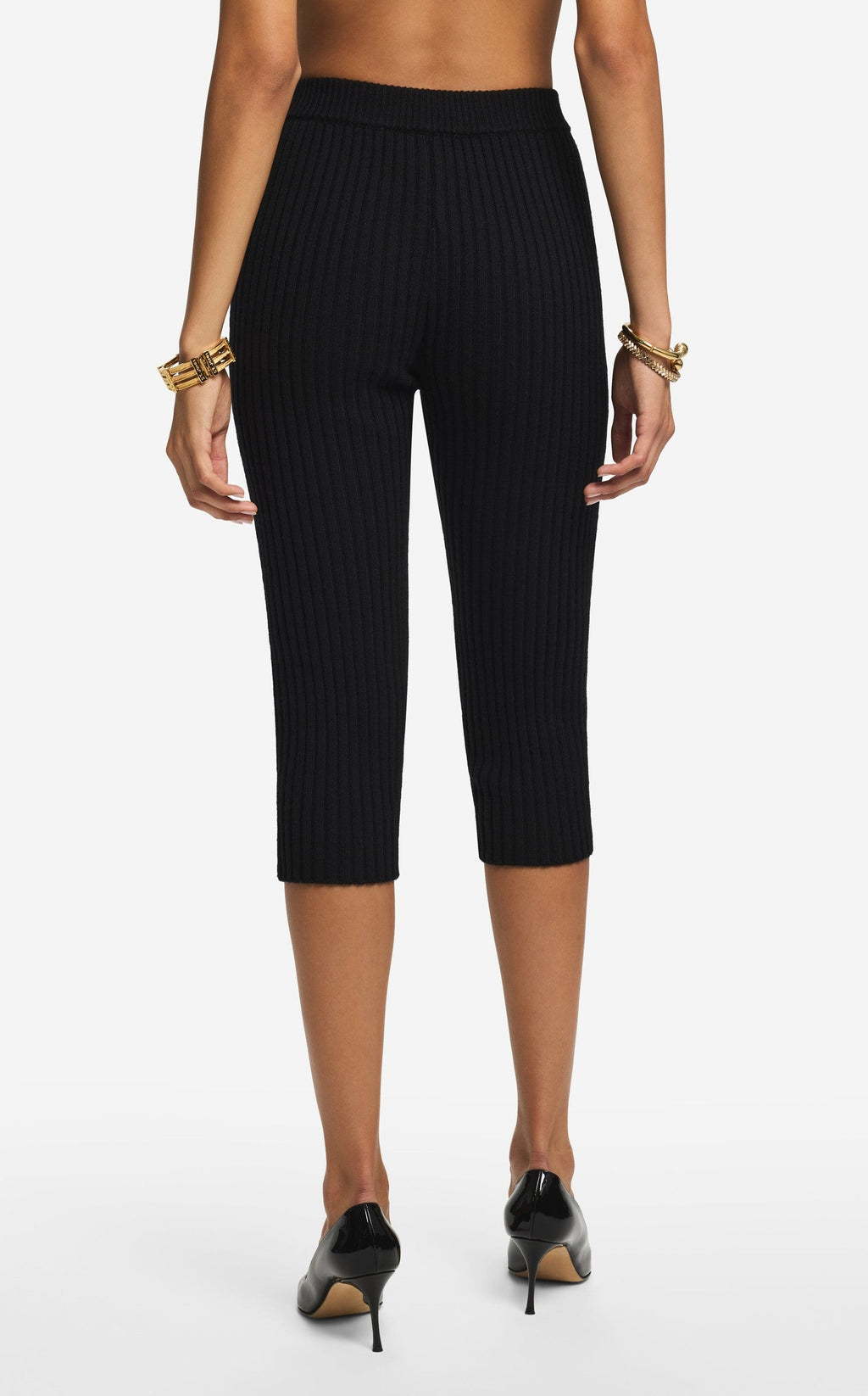 Pant in Ribbed Knit