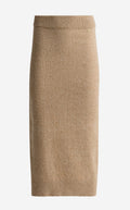 Skirt In Wool Mouliné Knit