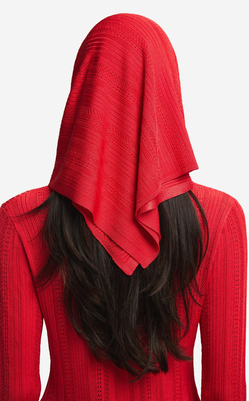 Scarf in Pointelle Knit