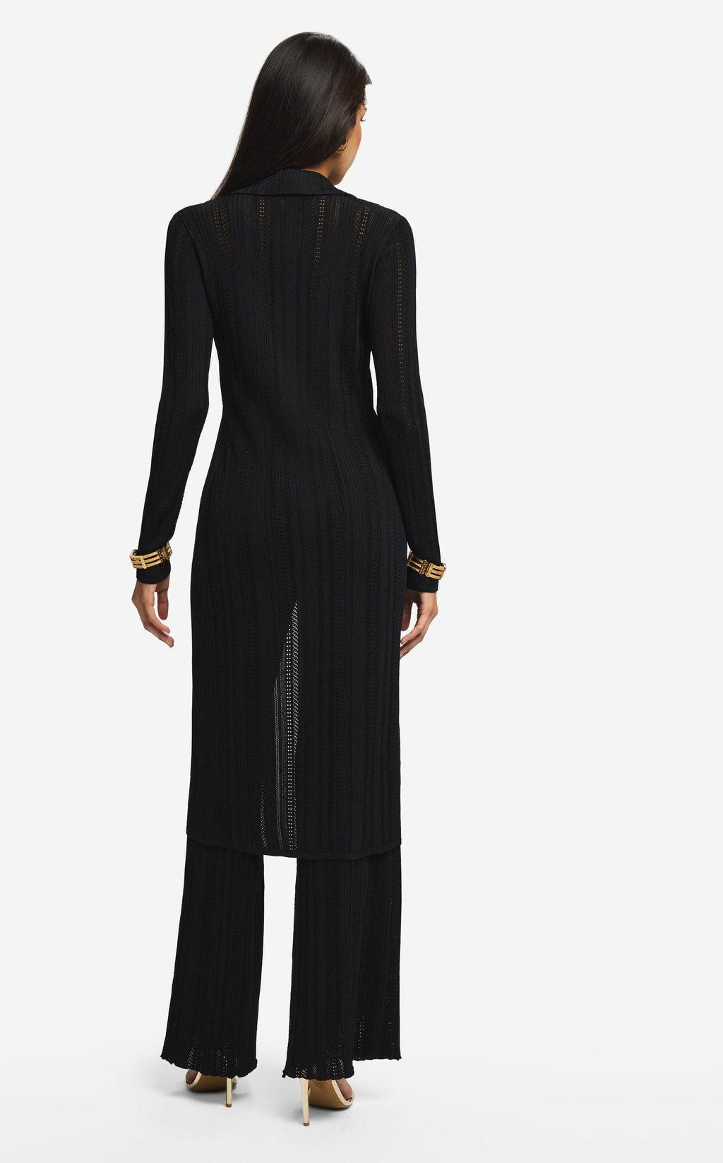 Duster in Pointelle Knit