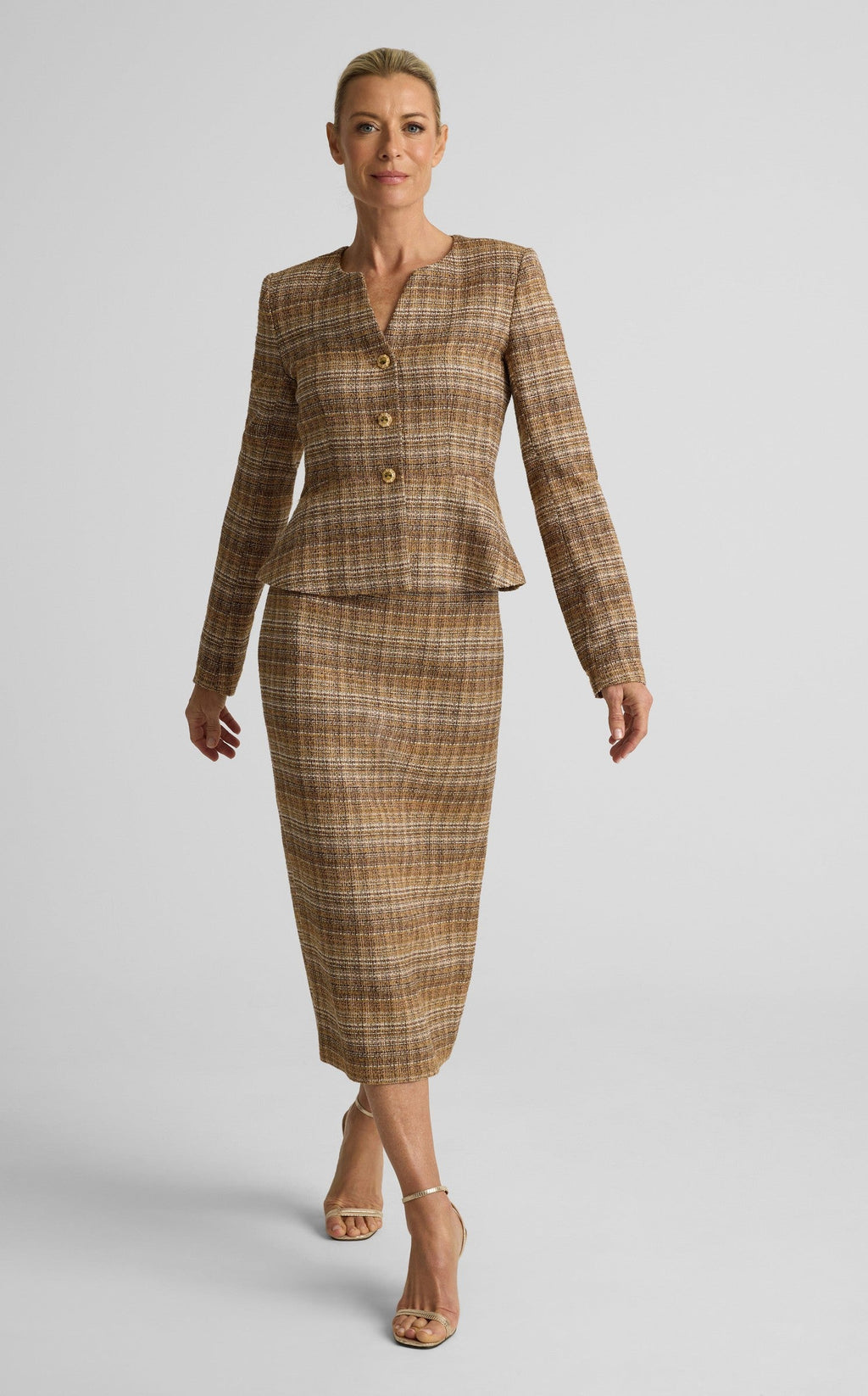 Margot Skirt In Gilded Tweed