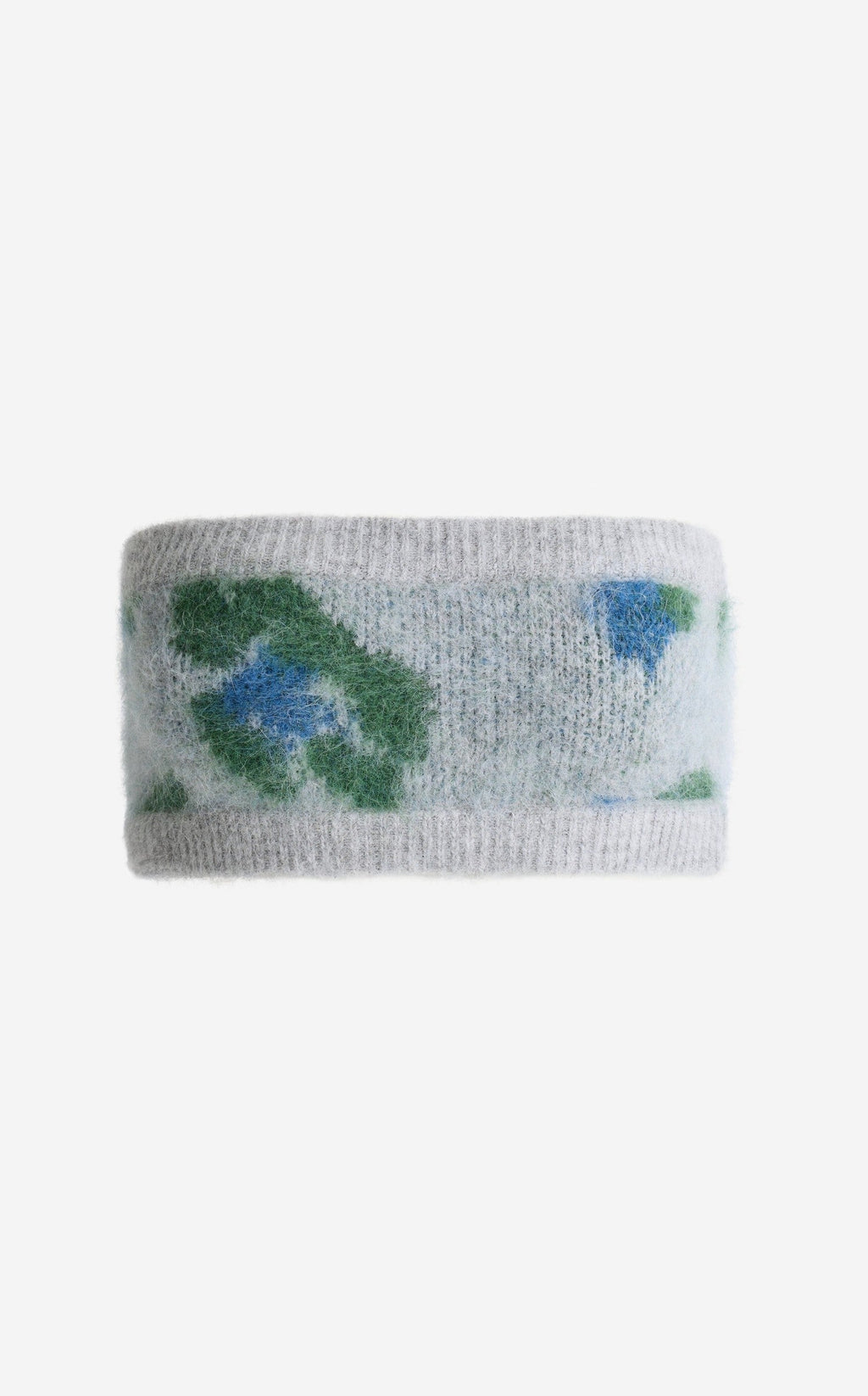 Bandeau in Brushed Alpaca Blend Jacquard