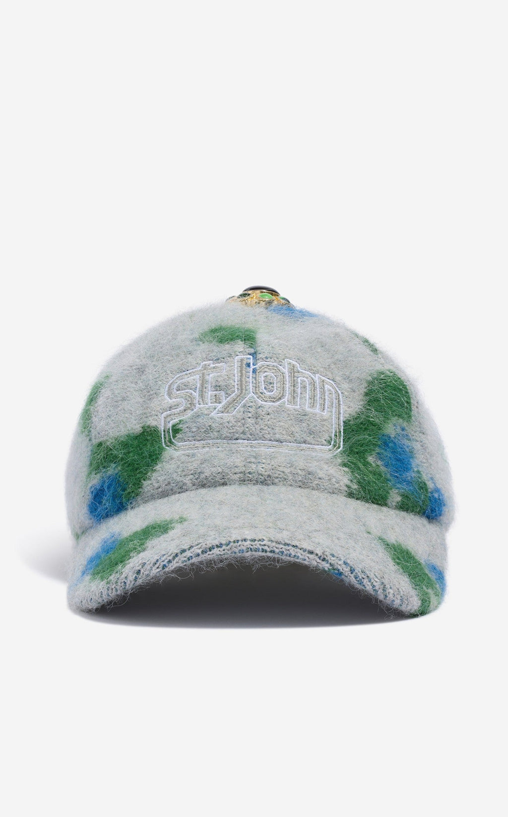 Hat in Brushed Alpaca Blend Jacquard