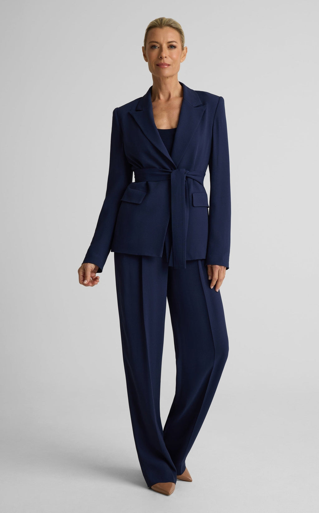 Lydia Pant In Lightweight Stretch Cady
