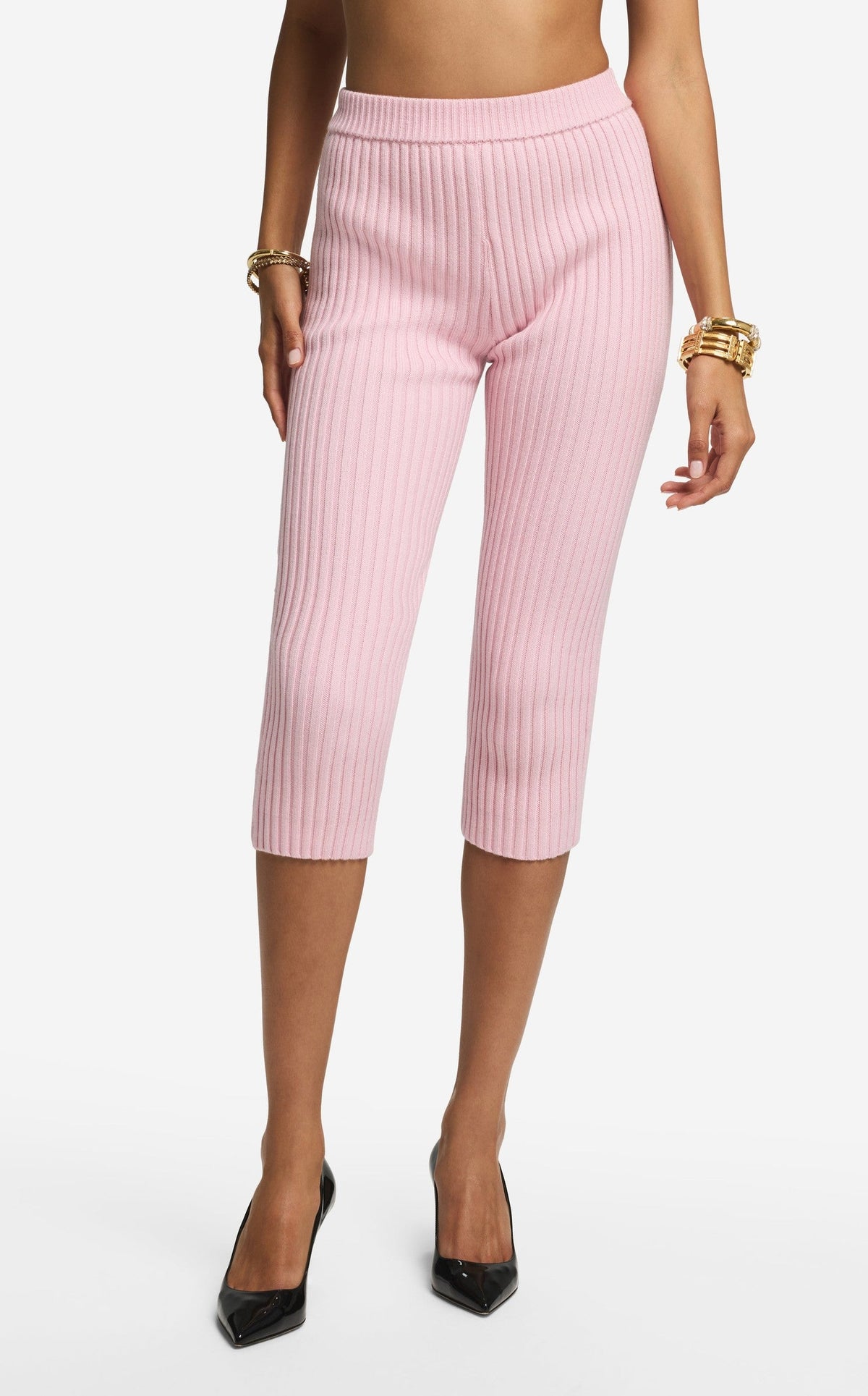 Pant in Ribbed Knit