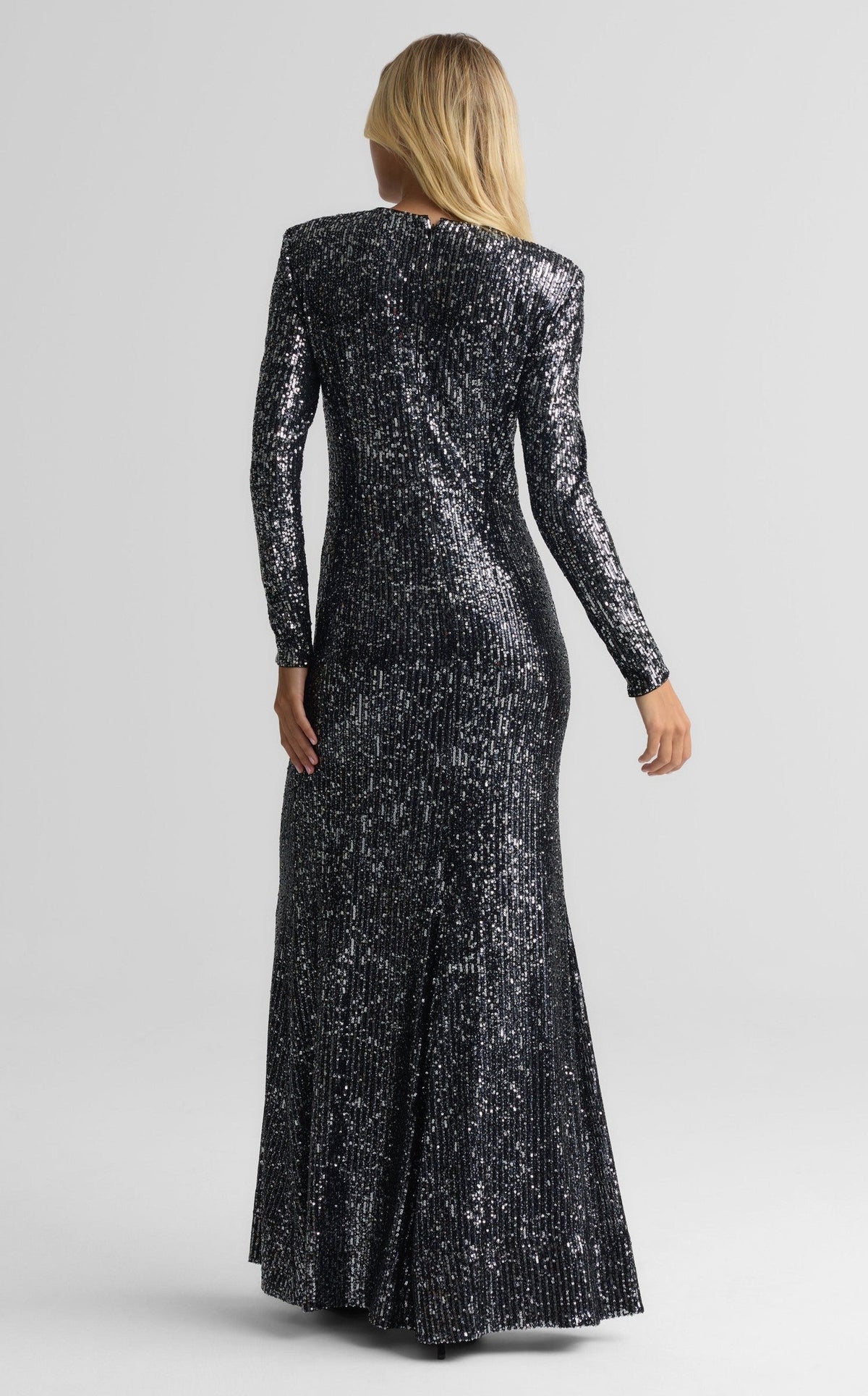 Gown In Stretch Paillettes