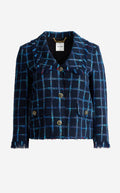 Marine Jacket In Plaidview Tweed