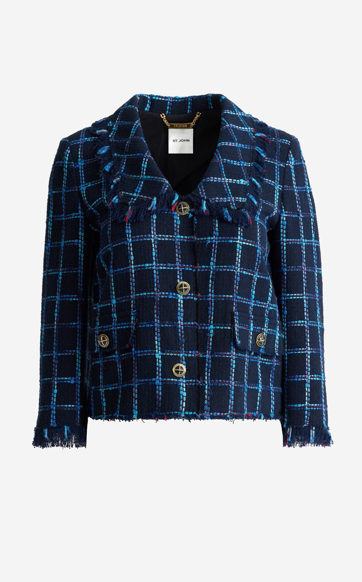 Marine Jacket In Plaidview Tweed