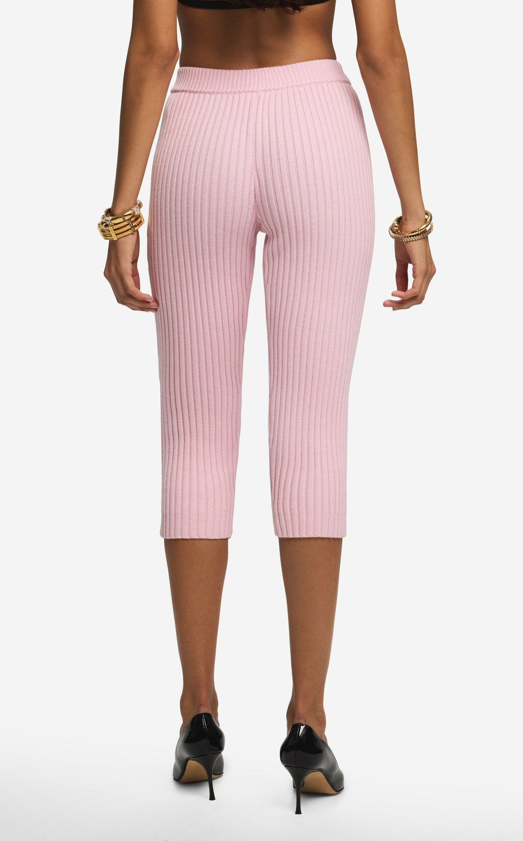 Pant in Ribbed Knit
