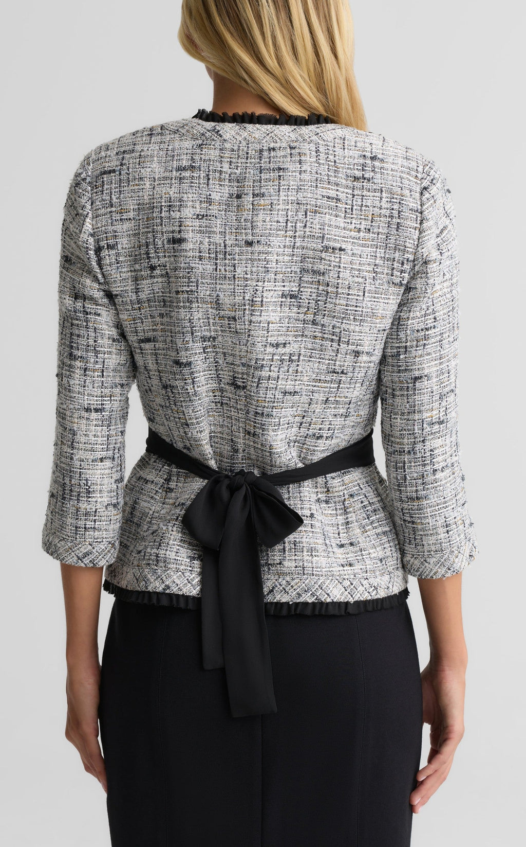 Metallic Tweed Jacket