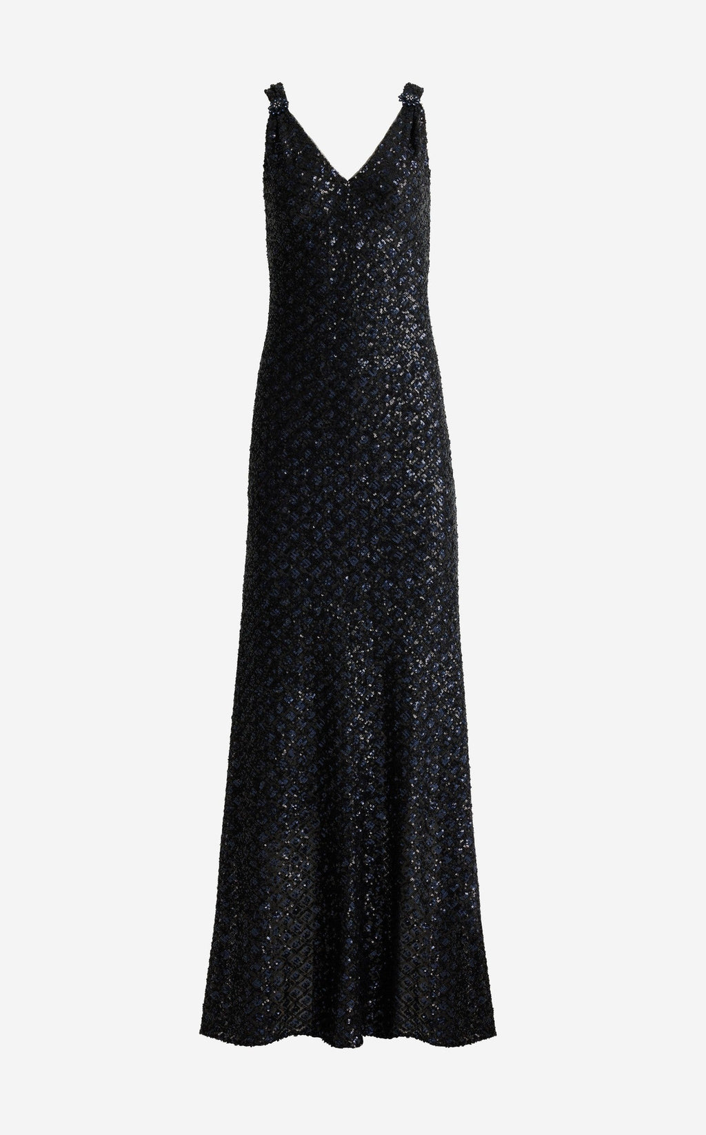 Wendy Gown In Geo Sequin Embroidered Tulle