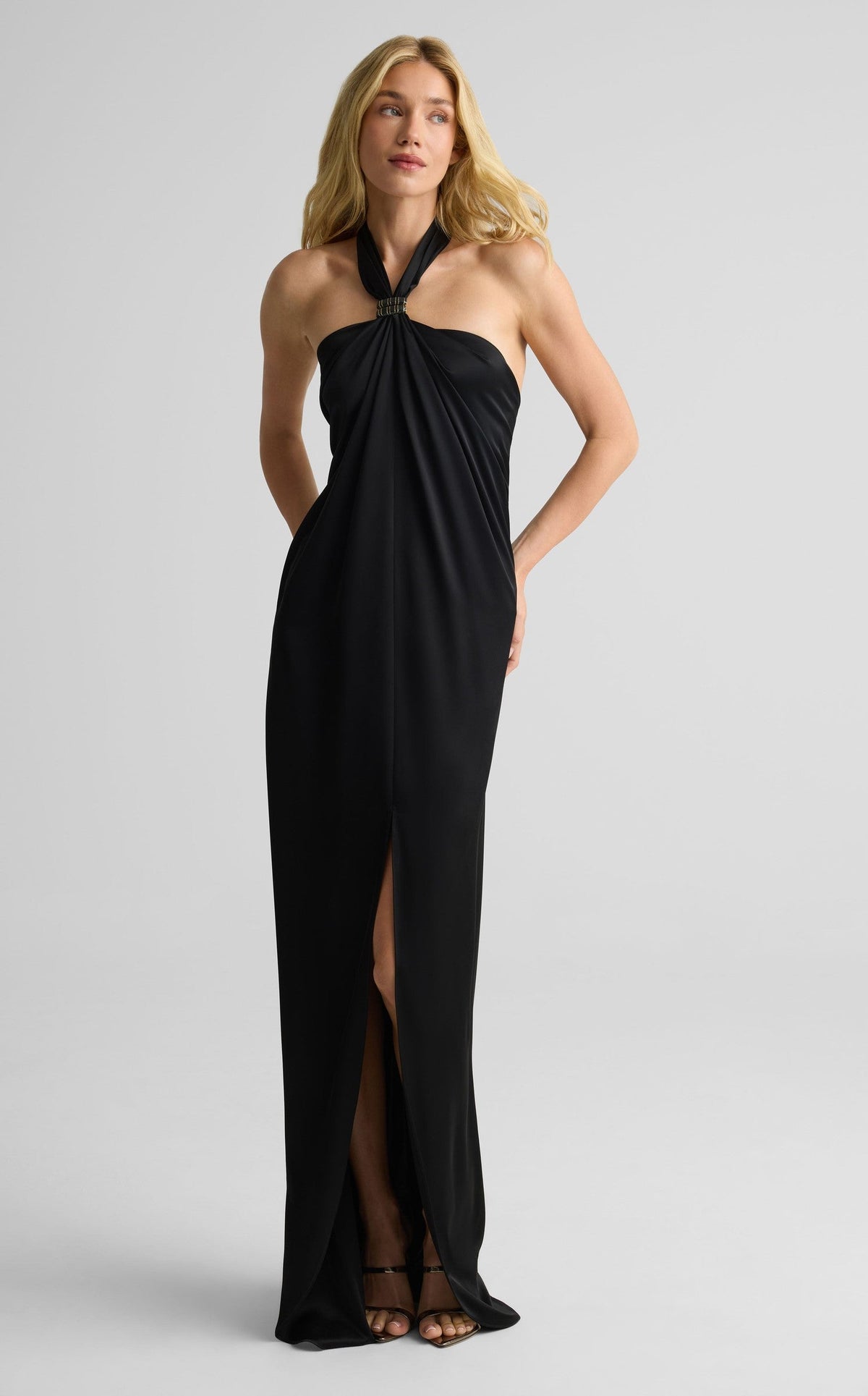 Gown In Liquid Satin