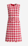 Tatiana Dress In Nomad Gingham Tweed