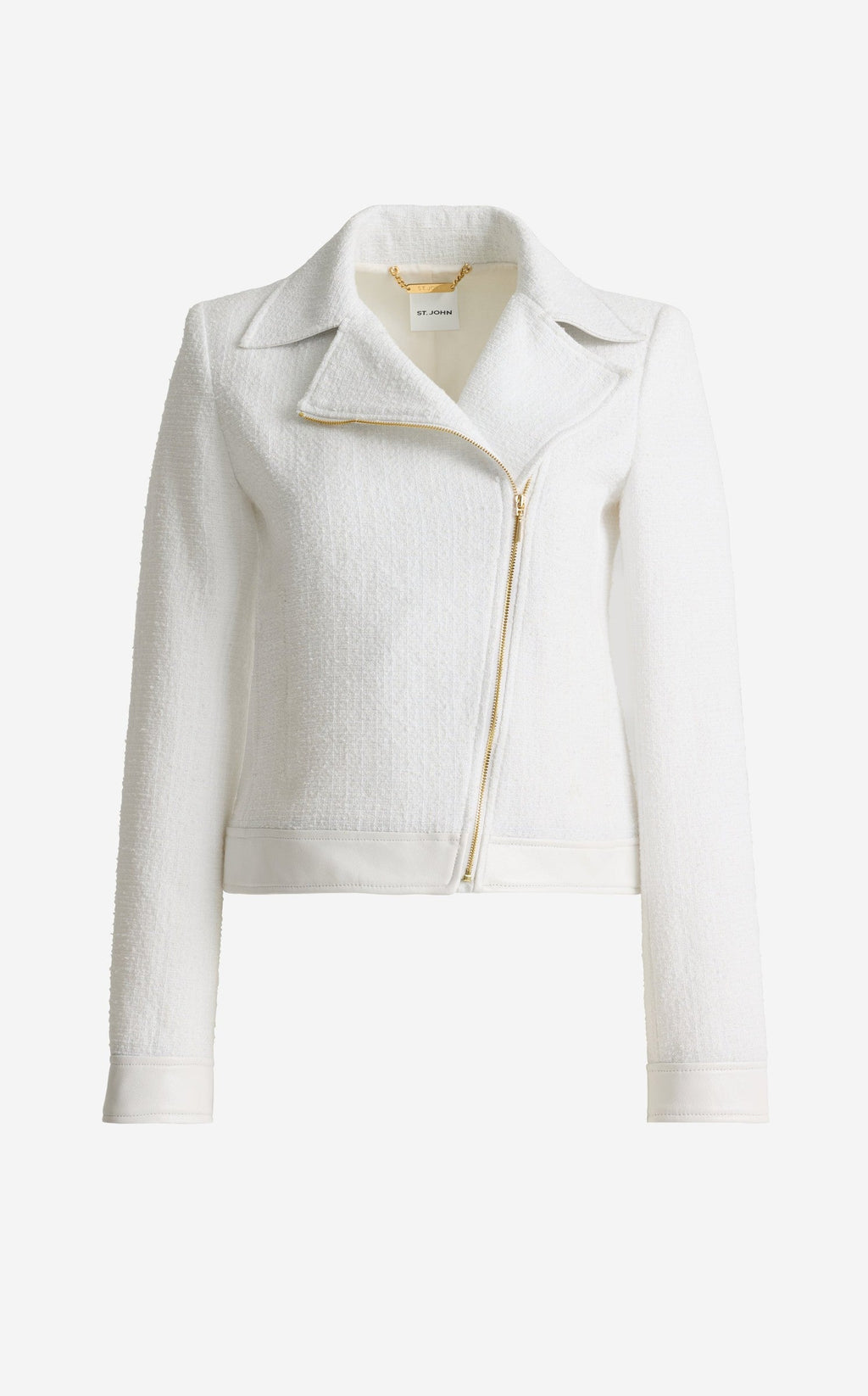 Zelda Jacket In Leathertrimmed Tweed