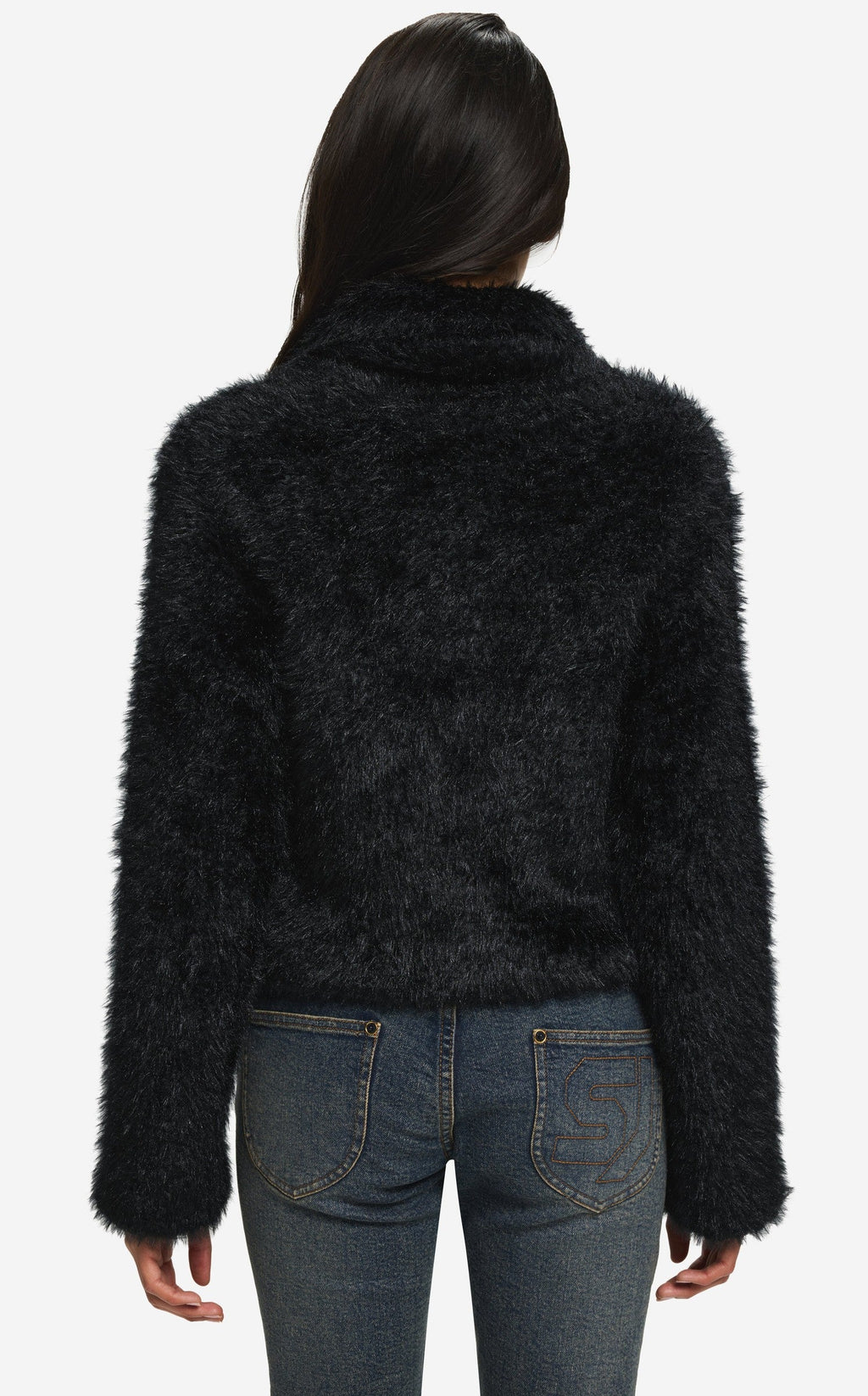 Jacket in Knit Fur