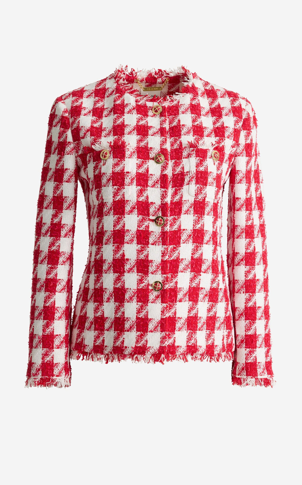 Lora Jacket In Nomad Gingham Tweed