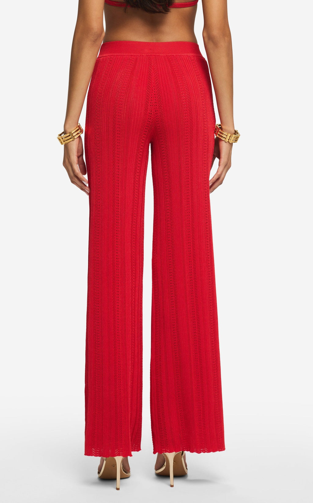 Pant in Pointelle Knit