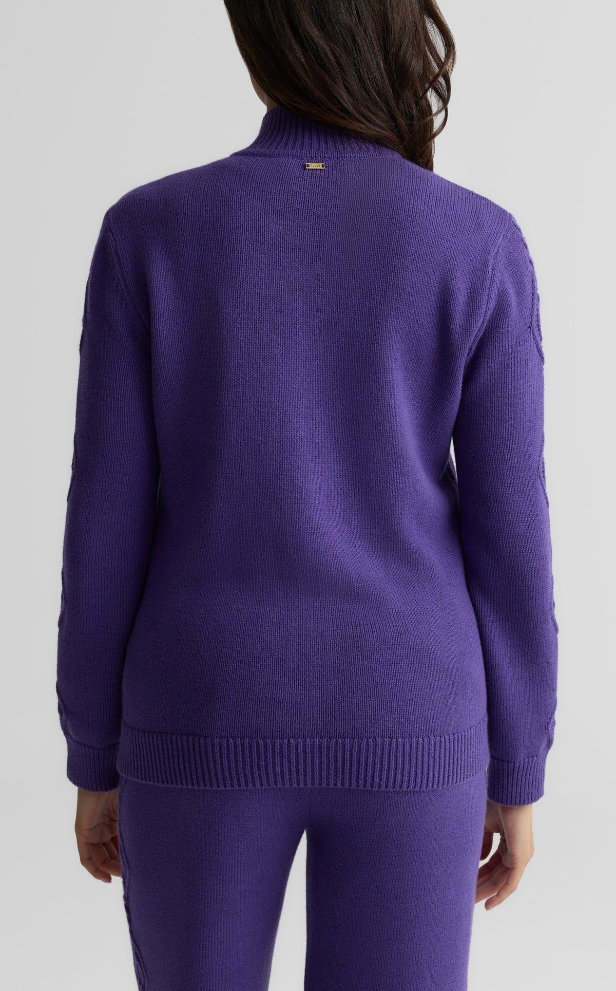 Cotton Cashmere Zip Jacket