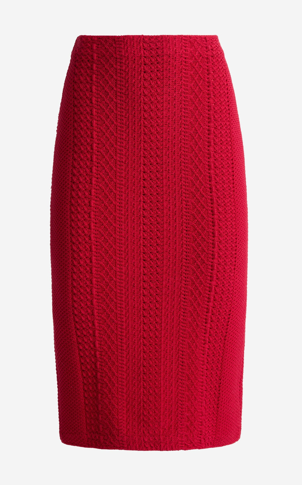 Margot Skirt In Cotton Crochet Knit