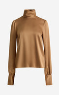 Frances Top In Liquid Satin
