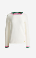 Marjorie Sweater In Diagonal Texture Knit