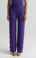 Cotton Cashmere Cable Knit Pants